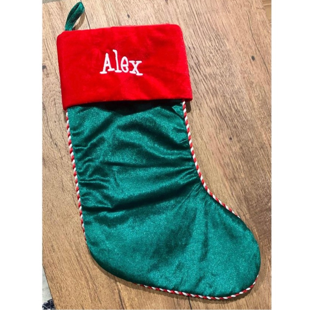 Alex Velvet Holiday Stocking